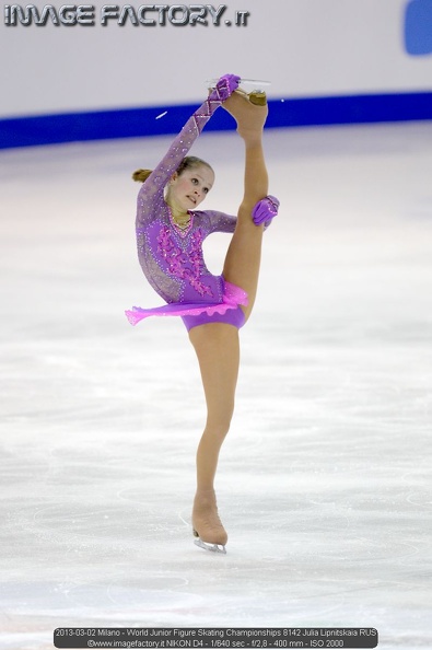 2013-03-02 Milano - World Junior Figure Skating Championships 8142 Julia Lipnitskaia RUS.jpg